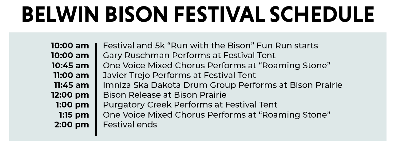 Bison Fest Schedule